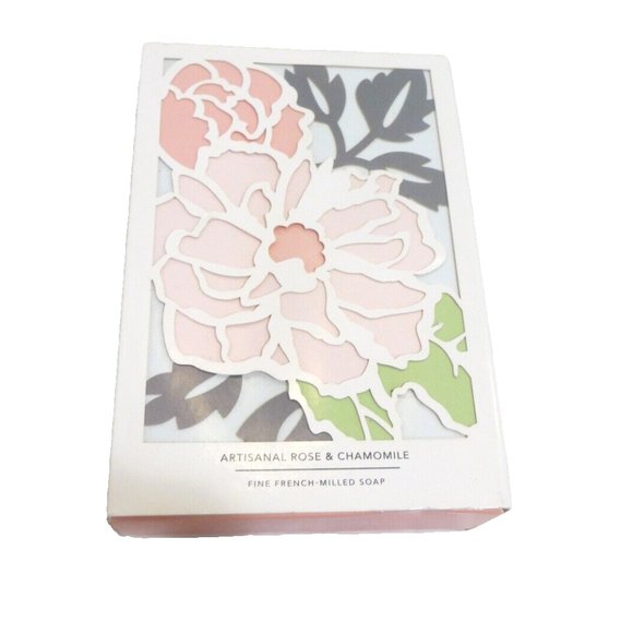 Boxed French Milled Soap Rose & Chamomile - Picture 2 of 3